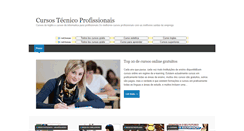 Desktop Screenshot of cursostecnicoprofissionais.com